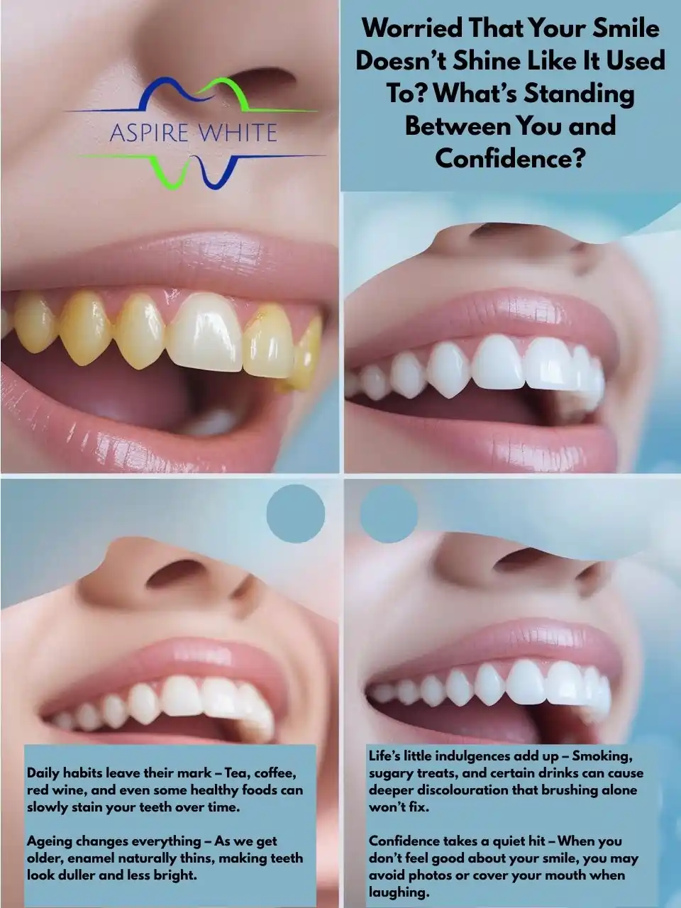 Worried That Your Smile Doesn’t Shine Like It Used To What’s Standing Between You and Confidence Gloucester